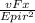 \frac{vFx}{Epir^{2} }