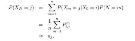 Consider an irreducible finite Markov chain with states 0, 1, ..., N. (a) (20 pts) Starting in state