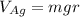 V_{Ag}  = mgr