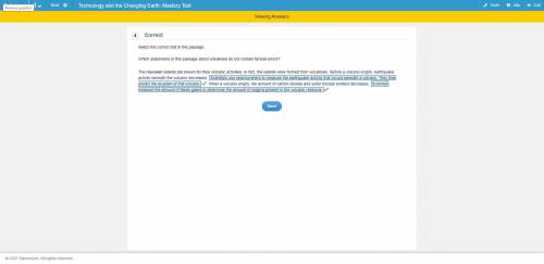 Select the correct text in the passage. Which statements in this passage about volcanoes do not cont