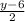 \frac{y - 6}{2}