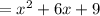 =x^2+6x+9