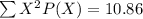 \sum X^2P(X)=10.86