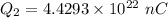 Q_2=4.4293\times 10^{22}\ nC