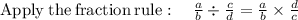 \mathrm{Apply\:the\:fraction\:rule}:\quad \frac{a}{b}\div \frac{c}{d}=\frac{a}{b}\times \frac{d}{c}