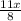 \frac{11x}{8}