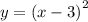 y=\left(x-3\right)^2