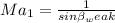 Ma_1 = \frac{1}{sin \beta_weak}