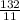 \frac{132}{11}