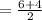 =\frac{6+4}{2}