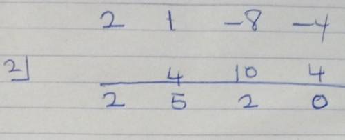 Use synthetic division to show that the number given to the right of the equation is a solution of t