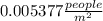 0.005377\frac{people}{m^{2}}