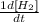 \frac{1d[H_2]}{dt}