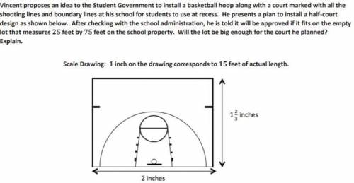 Vincent propses an idea to the student government to install a basket hoop along with a court marked
