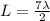 L=\frac{7\lambda }{2}