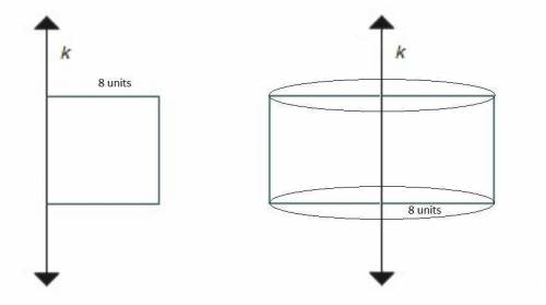 What shape is created by the rotation and what is theapproximate circumference of the base?Circumfer