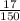 \frac{17}{150}