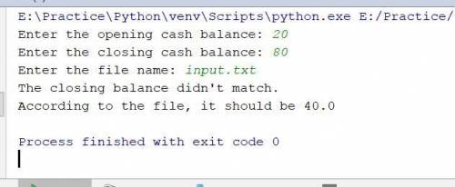 A manager keeps a record of daily each transaction in input.txt. Each line contains three items: The