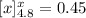 [x]^{x}_{4.8}=0.45