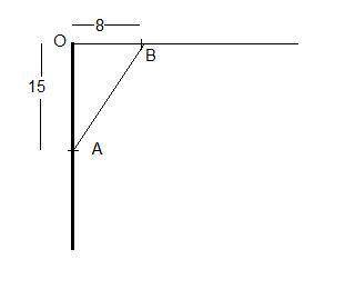 The corner of a room where two walls meet the floor should be a right triangle. Jeff makes a mark al