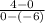 \frac{4-0}{0-(-6)}