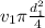 v_1 \pi \frac{d_1^2}{4}