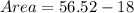 Area = 56.52-18