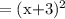 =(\text{x+3})^2