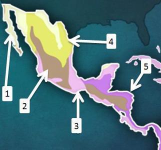 Analyze the map below and answer the question that follows. the climate region lab