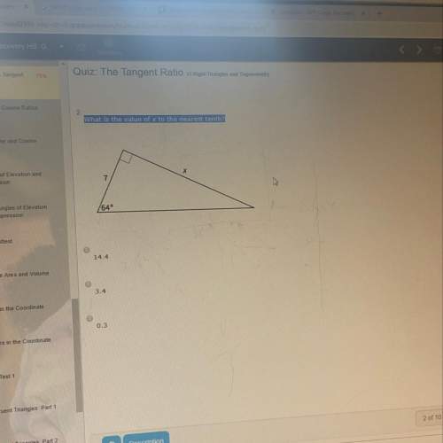 What is the value of x to the nearest tenth