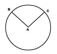 In circle a below, if angle bac measures 15 degrees, what is the measure of arc bc?