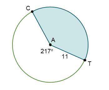 Use the diagram to answer the questions. what is the area of the circle in terms of pi? π units² wh