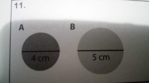 #22-11: determine the difference in area between circle a and circle b. use 3.14 for pi.