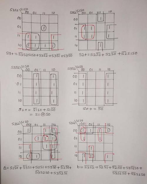 B) Derive the logic expressions for the incrementor and 7-sgement decoder. Since software can perfor