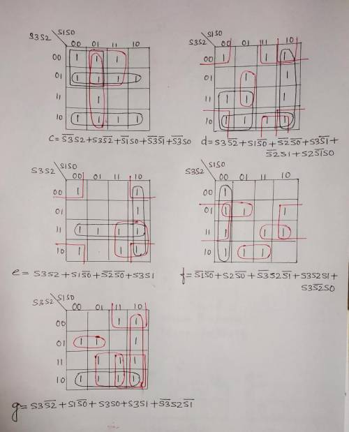 B) Derive the logic expressions for the incrementor and 7-sgement decoder. Since software can perfor