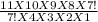 \frac{11X10X9X8X7!}{7!X4X3X2X1}