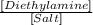 \frac{[Diethylamine]}{[Salt]}