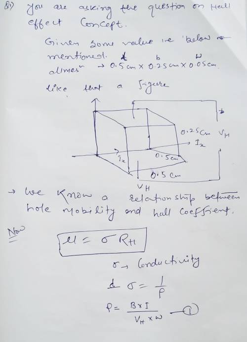 On classical Hall mobility: In a semiconductor sample, the Hall probe region has a dimension of 0.5