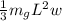 \frac{1}{3} m_g L^2 w