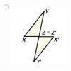 Identify the image of ∆XYZ for a composition of a 45° rotation and a 135° rotation, both about point