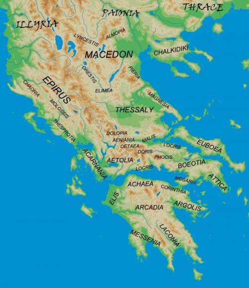 PLEASE HELP ME what is ancient greece map labels