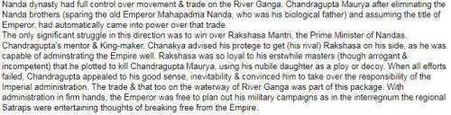 How did the chandra gupta gain control of the commerce on the ganges river?