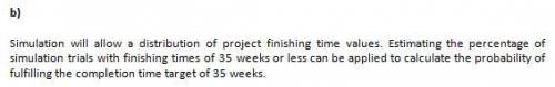 A project has four activities (a, b, c, and d.that must be performed sequentially. the probability d