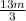 \frac{13m}{3}