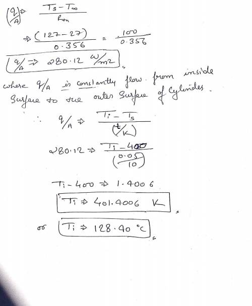 . (20 pts) A horizontal cylindrical pipe (k = 10 W/m·K) has an outer diameter of 15 cm and a wall th