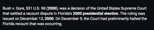 What was the historical significance of the Presidential election of 2000? The electoral college end