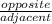 \frac{opposite}{adjacent}