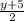 \frac{y+5}{2}