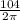 \frac{104}{2\pi }