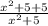 \frac{ x^{2} +5 + 5}{ x^{2} +5}